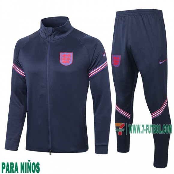 7-Futbol: Chaqueta Chandal Niño Nueva Del Inglaterra Azul Marino 2020/2021 Venta Caliente