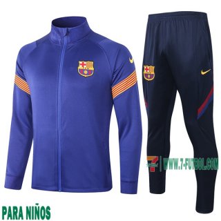 7-Futbol: Chaqueta Chandal Niño Nueva Del Barcelona Azul 2020/2021 Venta Caliente