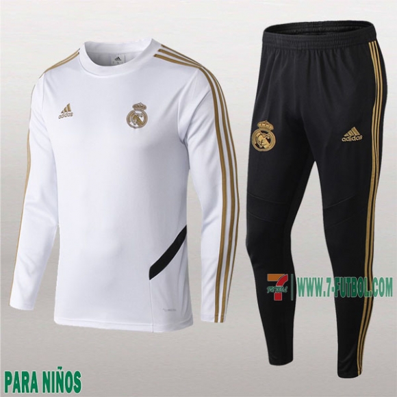 7-Futbol: Las Nuevas Sudaderas Chandal Real Madrid Para Niños Blancas 2019/2020 7-Futbol: Las Nuevas Sudaderas Chandal Real Madrid Para Niños Blancas 2019/2020
