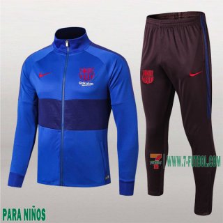 7-Futbol: Las Nuevas Chaquetas Chandal Fc Barcelona Para Niños Cremallera Azul 2019/2020