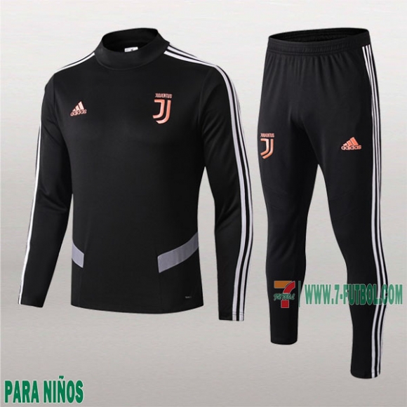 7-Futbol: La Nuevo Sudaderas Chandal Juventus Para Niños Negra 2019/2020