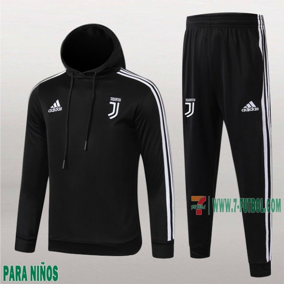 7-Futbol: Las Nuevas Chaquetas Chandal Juventus Con Capucha Para Niños Cremallera Negra 2019/2020