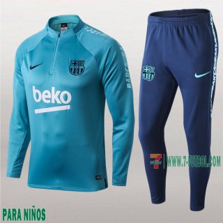 7-Futbol: Las Nuevas Chandal Fc Barcelona Para Niños Medio Zip Azul 2019/2020