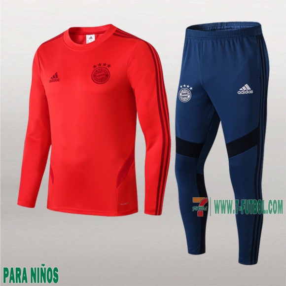 7-Futbol: Las Nuevas Sudaderas Chandal Bayern Munich Para Niños Roja 2019/2020