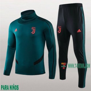 7-Futbol: Las Nuevas Sudaderas Chandal Juventus Para Niños Cuello Alto Verde 2019/2020