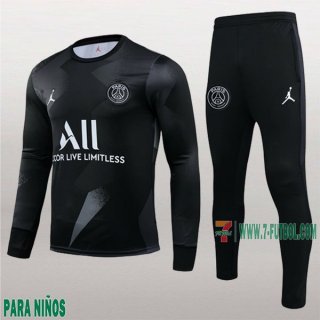 7-Futbol: Las Nuevas Sudaderas Chandal Psg Paris Saint Germain Para Niños Negra 2019/2020