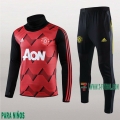 7-Futbol: La Nuevo Sudaderas Chandal Manchester United Para Niños Cuello Alto Roja Negra 2020/2021