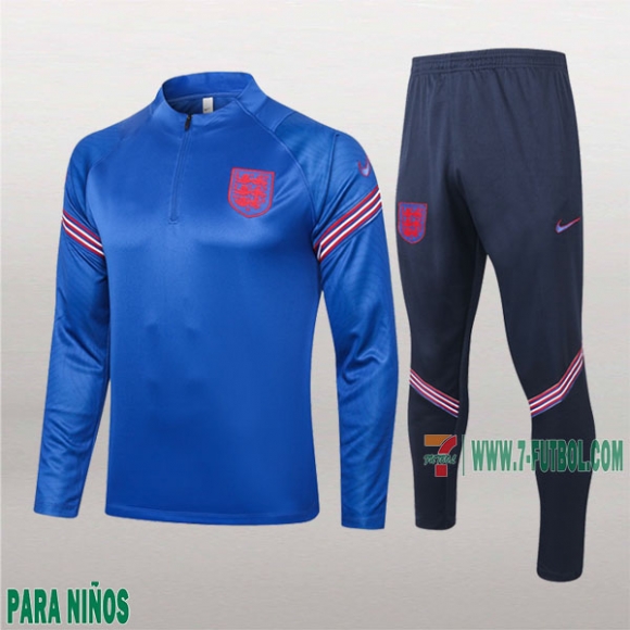 7-Futbol: La Nueva Chandal Inglaterra Para Niños Medio Zip Azul 2020/2021 7-Futbol: La Nueva Chandal Inglaterra Para Niños Medio Zip Azul 2020/2021