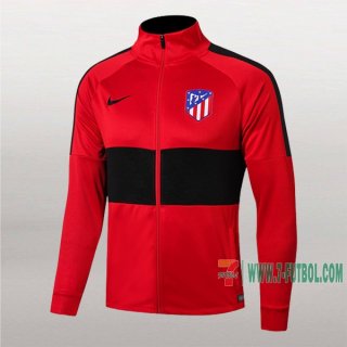 7-Futbol: La Nueva Chaqueta Del Atletico Madrid Roja/Negra 2019/2020