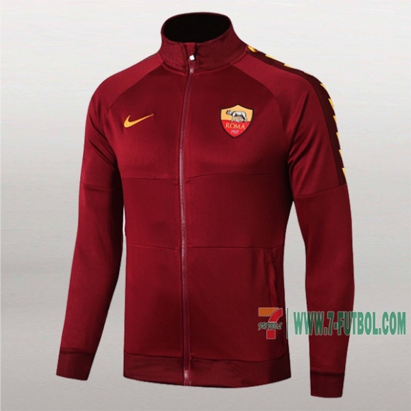 7-Futbol: Las Nuevas Chaqueta Del As Roma Castano 2019/2020