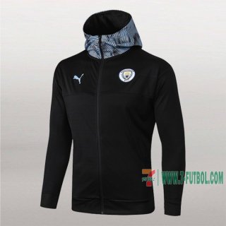 7-Futbol: Las Nuevas Chaqueta Rompeviento Del Manchester City Negra 2019/2020