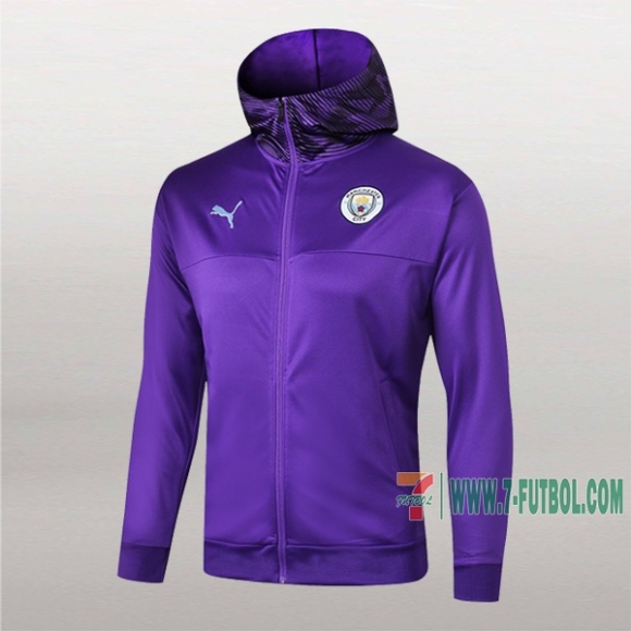 7-Futbol: La Nueva Chaqueta Rompeviento Del Manchester City Purpura 2019/2020