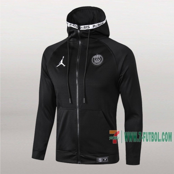 7-Futbol: Las Nuevas Chaqueta Rompeviento Del Paris Psg Jordan Negra 2019/2020