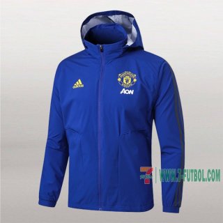 7-Futbol: La Nueva Chaqueta Rompeviento Del Manchester United Azul 2019/2020