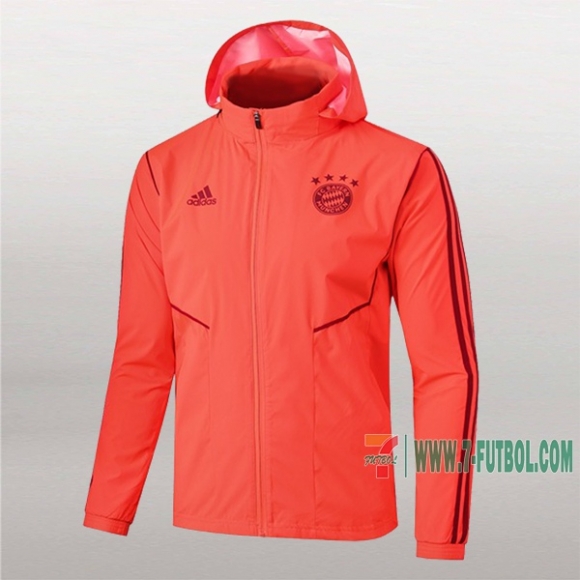 7-Futbol: Las Nuevas Chaqueta Rompeviento Del Bayern Munich Naranja 2019/2020