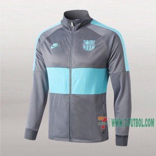 7-Futbol: Las Nuevas Chaqueta Del Fc Barcelona Verde/Gris Claro 2019/2020