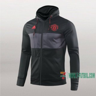 7-Futbol: Las Nuevas Chaqueta Del Manchester United Con Capucha Negra 2019/2020