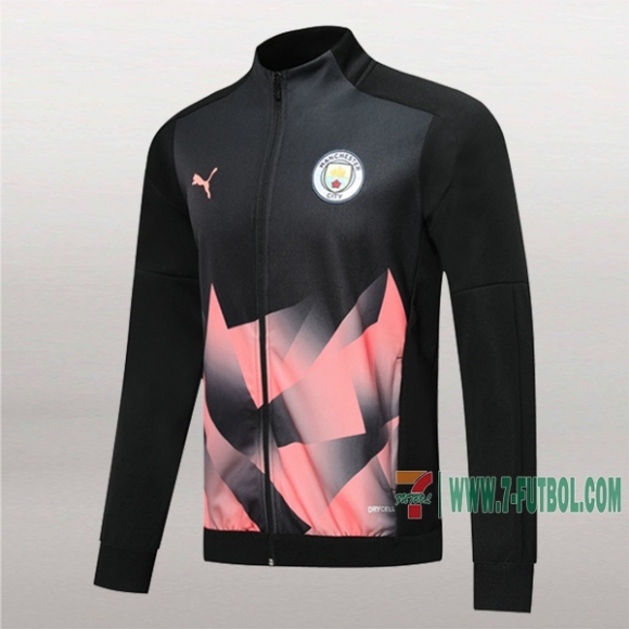 7-Futbol: Las Nuevas Chaqueta Del Manchester City Negra/Rosa 2019/2020