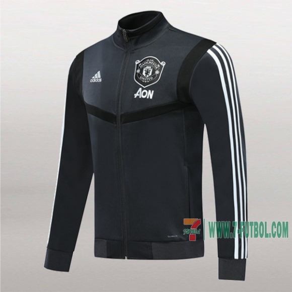 7-Futbol: La Nueva Chaqueta Del Manchester United Gris Oscuro 2019/2020