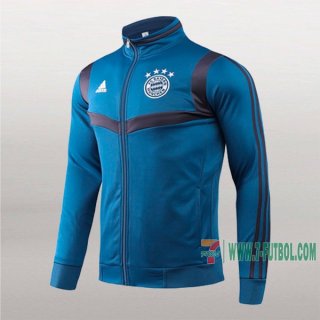 7-Futbol: Las Nuevas Chaqueta Del Bayern Munich Cuello Alto Azul 2019/2020