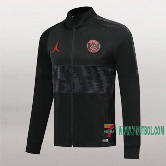 7-Futbol: Proveedores De Chaqueta Del Paris Psg Jordan Negra/Gris 2019/2020