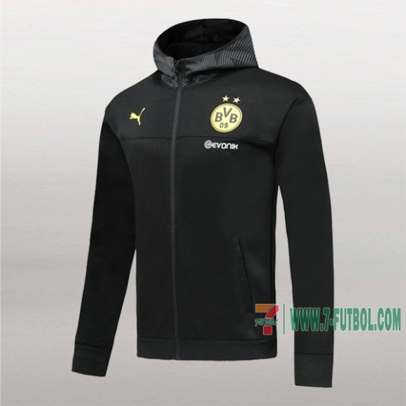 7-Futbol: Proveedores De Chaqueta Del Borussia Dortmund Con Capucha Negra 2019/2020