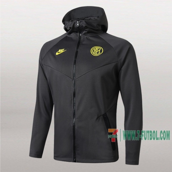 7-Futbol: Las Nuevas Chaqueta Del Inter Milan Con Capucha Gris 2019/2020