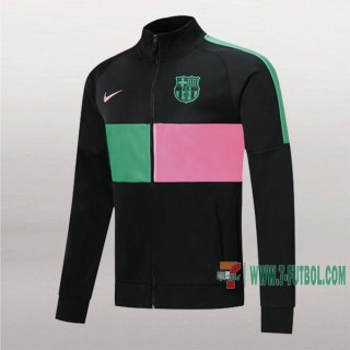 7-Futbol: La Nueva Chaqueta Del Fc Barcelona Negra Verde Rosa 2020/2021