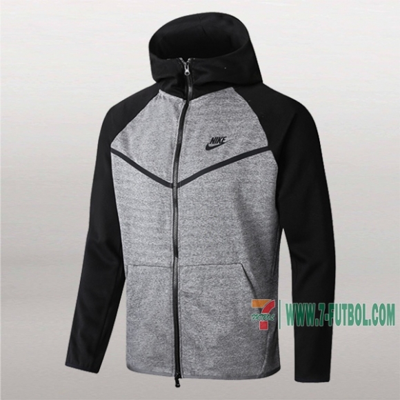 7-Futbol: La Nueva Chaqueta Del Nike Con Capucha Gris 2020/2021
