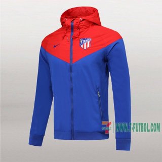 7-Futbol: Las Nuevas Chaqueta Del Atletico Madrid Con Capucha Roja/Azul 2019/2020