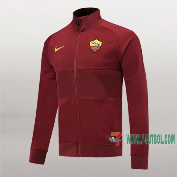 7-Futbol: Las Nuevas Chaqueta Del As Roma Castano 2019/2020