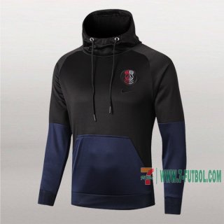 7-Futbol: Proveedores De Chaqueta Del Paris Psg Jordan Con Capucha Negra/Azul 2019/2020