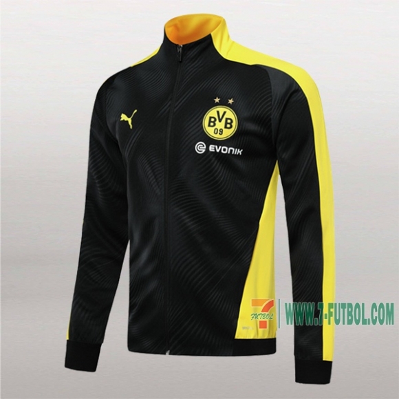 7-Futbol: Proveedores De Chaqueta Del Borussia Dortmund Negra/Amarilla 2019/2020