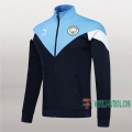 7-Futbol: La Nueva Chaqueta Del Manchester City Negra/Azul 2019/2020