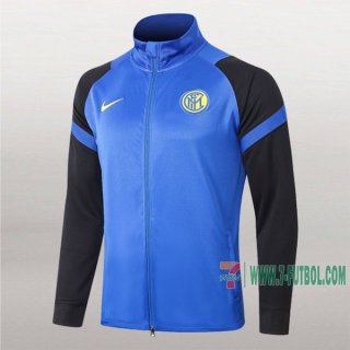 7-Futbol: La Nueva Chaqueta Del Inter Milan Cuello Alto Azul/Negra 2020/2021