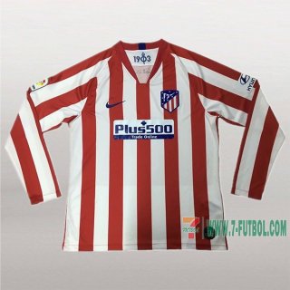 7-Futbol: Personaliza Tu Primera Camiseta Futbol Atletico Madrid Manga Larga Hombre 2019-2020