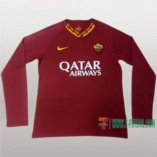 7-Futbol: Crea Tu Primera Camiseta Futbol As Roma Manga Larga Hombre 2019-2020