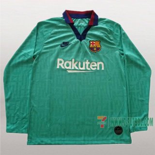 7-Futbol: Original Tercera Camiseta Futbol Barcelona Manga Larga Hombre 2019-2020