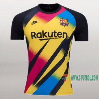 7-Futbol: Creacion De Camiseta Del Fc Barcelona Portero Hombre Amarilla/Negra 2019-2020