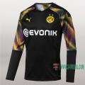 7-Futbol: Editar Camiseta Del Borussia Dortmund Portero Hombre Negra 2019-2020