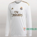 7-Futbol: Disenos De Primera Camiseta Futbol Real Madrid Manga Larga Hombre 2019-2020