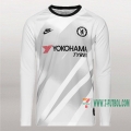 7-Futbol: Creacion De Camiseta Futbol Fc Chelsea Portero Manga Larga Hombre Blancas 2019-2020