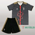 7-Futbol: Original Camiseta Del Juventus Turin Hombre Python Negra/Blancas 2019-2020