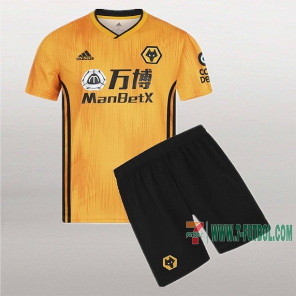 7-Futbol: Personaliza Tu Primera Camiseta Wolves Niños 2019-2020