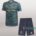 7-Futbol: Original Camiseta Real Madrid Portero Niños Gris 2019-2020