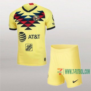7-Futbol: Editar Primera Camiseta Club America Niños 2019-2020