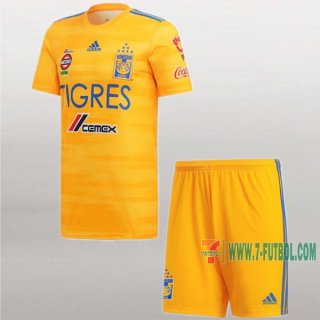 7-Futbol: Original Primera Camiseta Tigres Uanl Niños 2019-2020