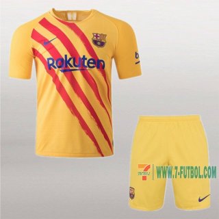 7-Futbol: Editar Cuarto Camiseta Del Fc Barcelona Hombre Senyera 2019-2020