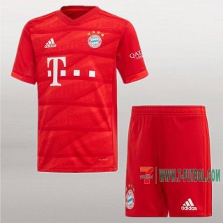 7-Futbol: Editar Primera Camiseta Bayern Munich Niños 2019-2020