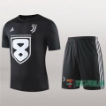 7-Futbol: Original Camiseta Juventus Turin Niños Negra 2019-2020
